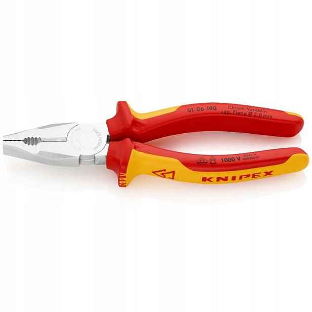 Univerzální Kleště Vde 1000V Chrom-vanadové 19 CM 01 06 190 Knipex