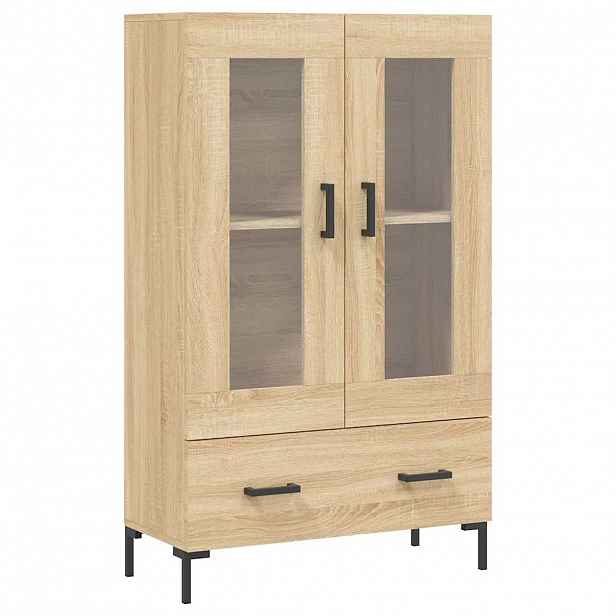 vidaXL Skříň highboard dub sonoma 69,5 x 31 x 115 cm kompozitní dřevo