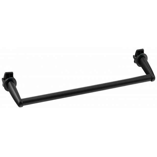 Aqualine - Držák ručníků na topná tělesa, délka 36 cm, matná černá IDR-40B