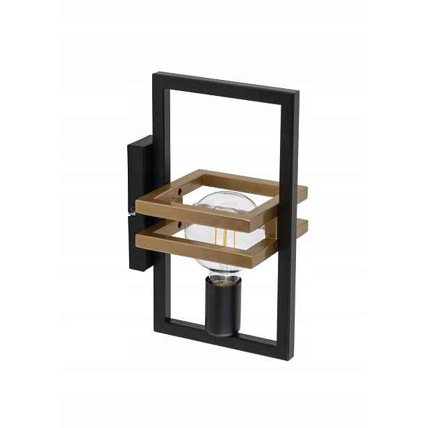 Sigma Lighting loftová nástěnná lampa černo-zlatá E27 1x15W