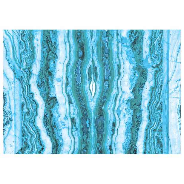 Tapeta Mramor Onyx Modrá Vlna Abstrakce Šedé Vlny Perspektiva 350x250