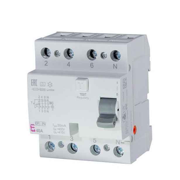 Chránič proudový ETI EFI-P4 40/0.03