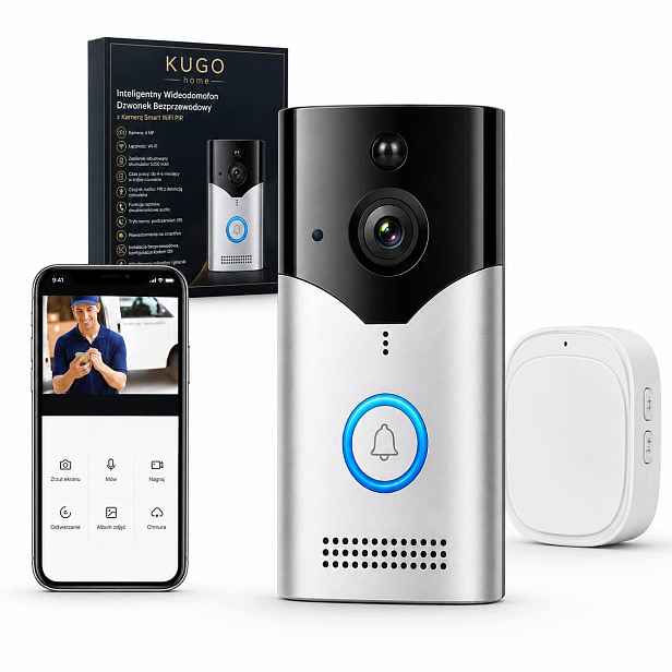 Inteligentní videotelefon Bezdrátový zvonek s kamerou Smart WiFi Pir