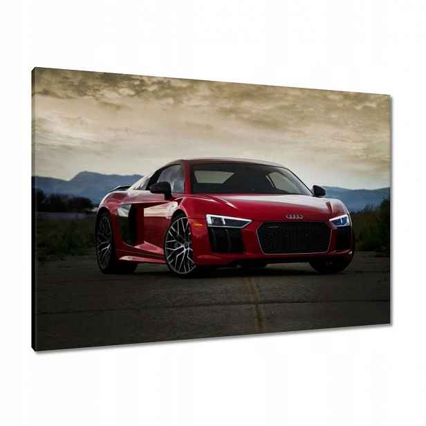 Obrazy 100x70 Červené Audi Auto