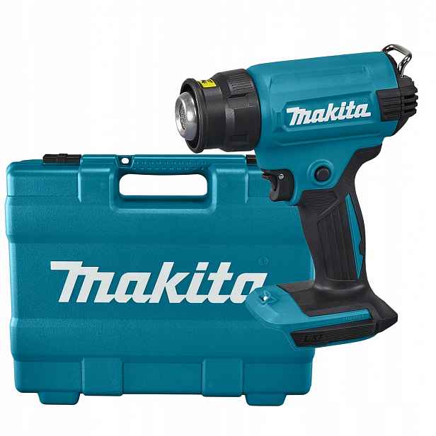 Akumulátorová horkovzdušná pistole Makita DHG180ZK 18V 550°C 220 l/min, tělo kufru