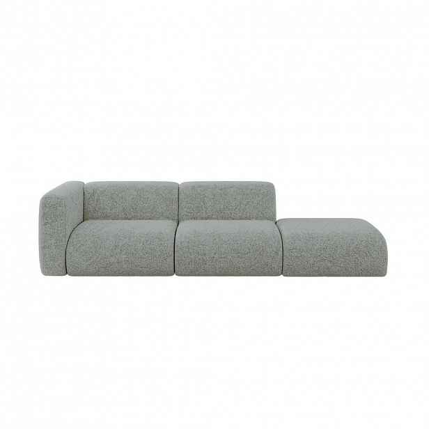 ALTDECOR POHOVKA S LEVOU OTOMANOU MIRA-S3 296x89x70 Zelená Velur