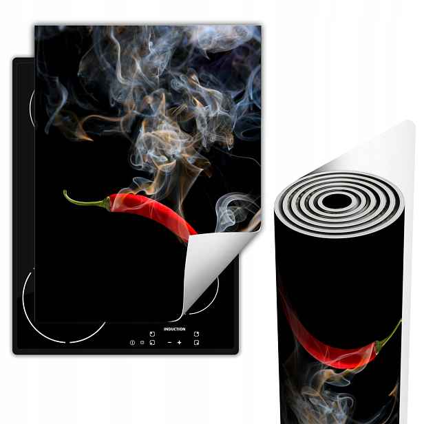 Ochranná Podložka Na Sporáky Dekorace 40x52 cm Černá chilli