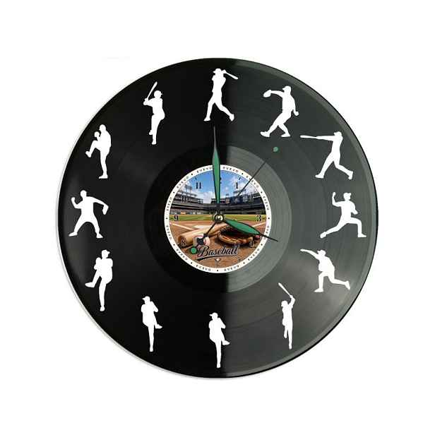 Baseball Sport Nápad na Dárek Nástěnná Dekorace z vinylové desky