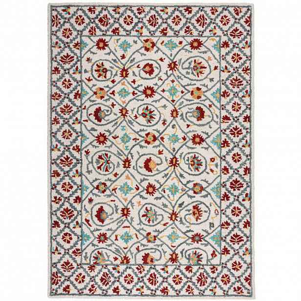 Flair Rugs TKANÝ KOBEREC, 120/170 cm krémová, červená