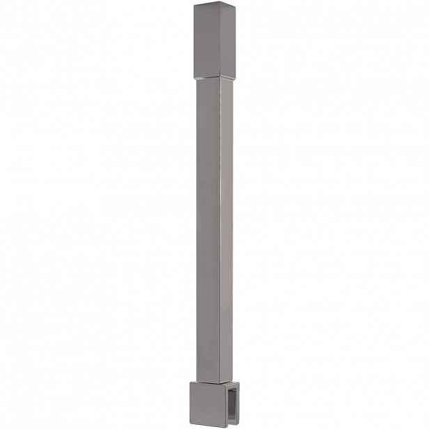 Sprchová vzpěra Onyx - hranatá - vertikální do stropu - chrom - 40 cm