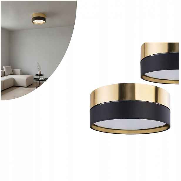 Stropní svítidlo Hilton Black/gold 450 4180 Tk Lighting
