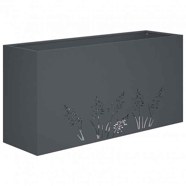 vidaXL Zahradní pěstebník Antracitová 100 x 30 x 49 cm