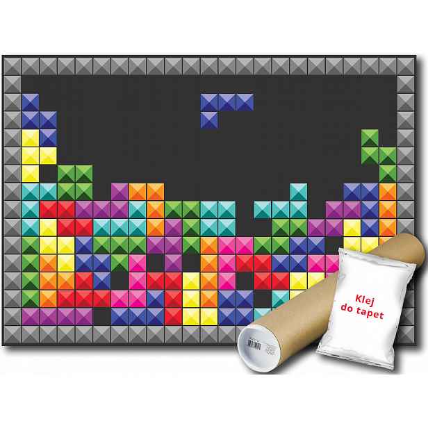 Vinylová fototapeta Tetris kostky 152x104