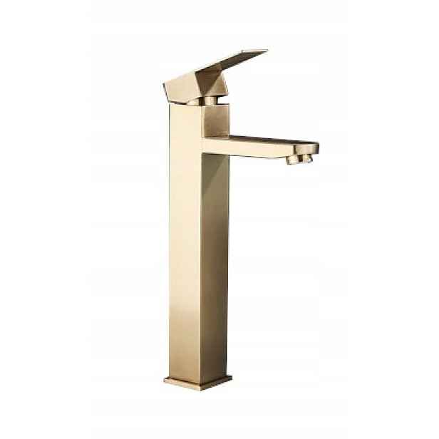 Volně Stojící Umyvadlová Baterie Kartáčované Zlato