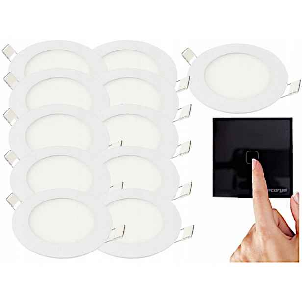 Sada svítidel Halogen Strop Led 3W 11x Vypínač