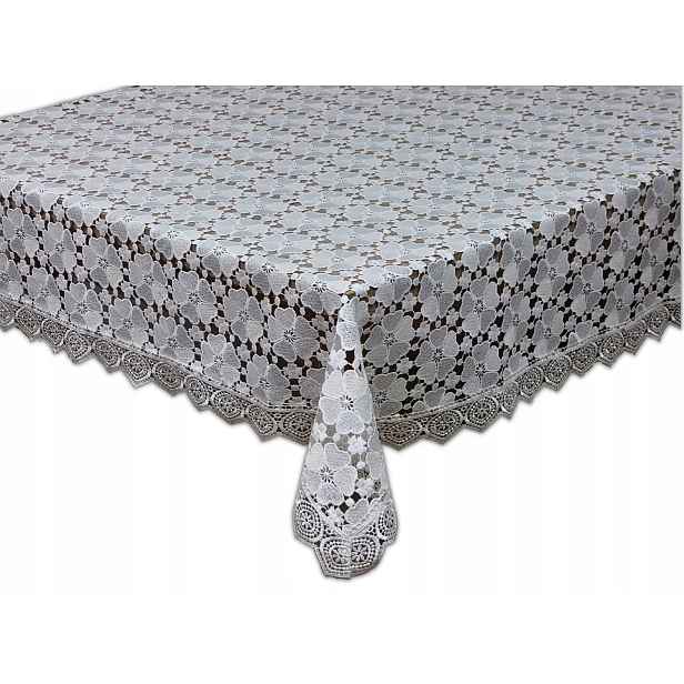 Elegantní ubrus na rozložený stůl 150 x 260 cm bílý