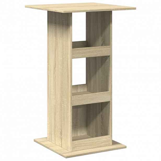 vidaXL Barový stůl s úložným prostorem dub sonoma 60 x 60 x 102 cm