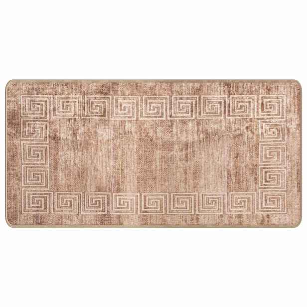 vidaXL Běhoun MARSA Bílá 50 x 100 cm Polyester a PVC