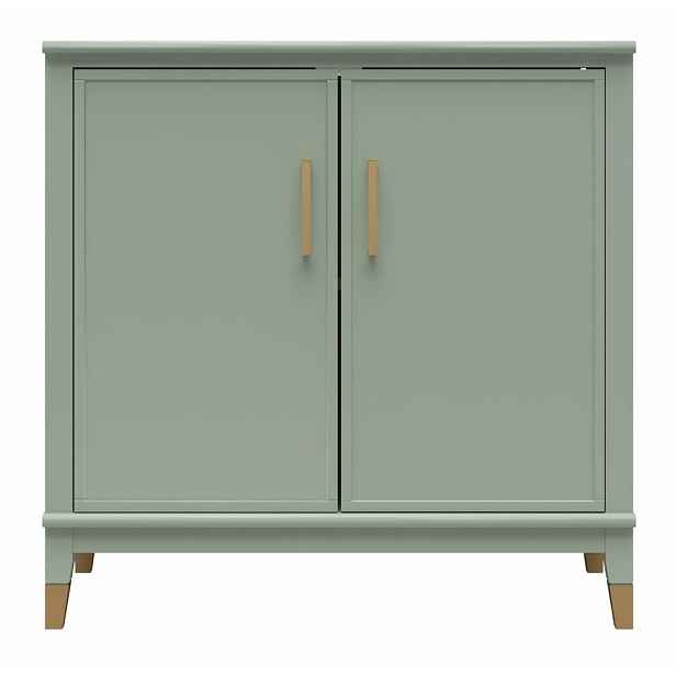 Zelená skříňka 86x85x41 cm Westerleigh – Støraa