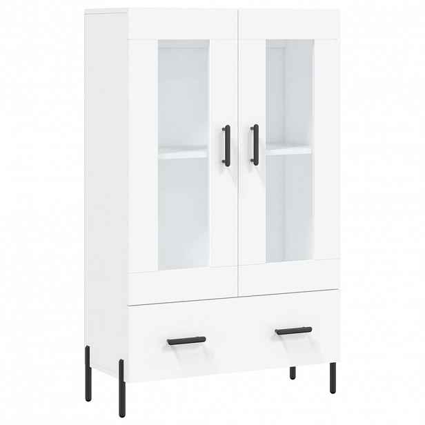 vidaXL Skříň highboard bílá 69,5 x 31 x 115 cm kompozitní dřevo