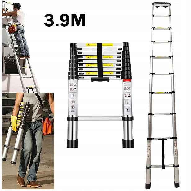Dráha Teleskopowa Aluminiowa Przystawna 3,9M 150 kg Tlakové Przenoszenie