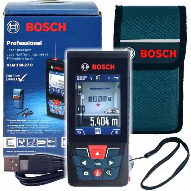 Laserový dálkoměr Glm s kamerou, modul Bluetooth 150-27 C 601072Z00 Bosch