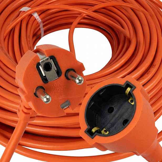 Prodlužovací Kabel S Uzemněním Pro Zahradu Sekačka 50 M 3x1,5