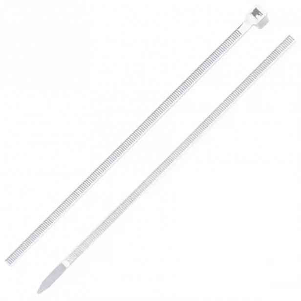 Vázací pásky 7.2 x 500 mm bílé, nylon, 25 ks.