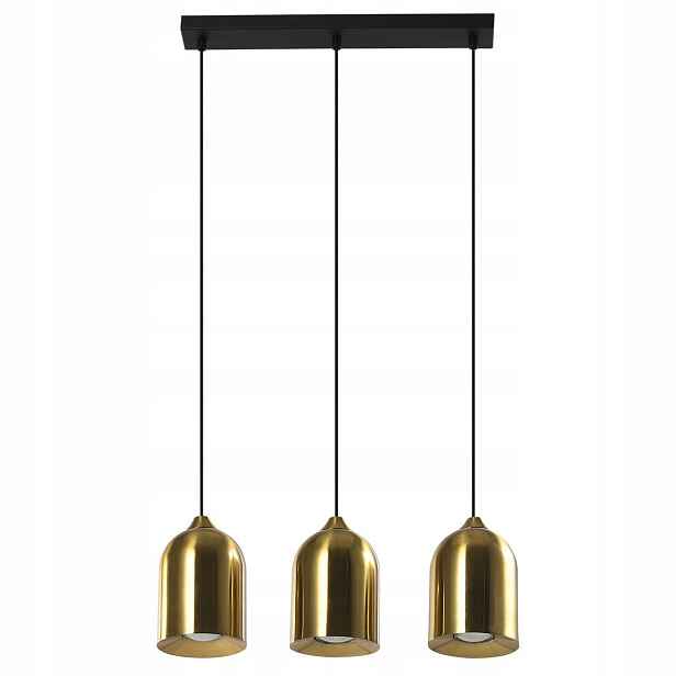 Závěsná lampa Nilo Zlatá LP-0110/3L Light Prestige