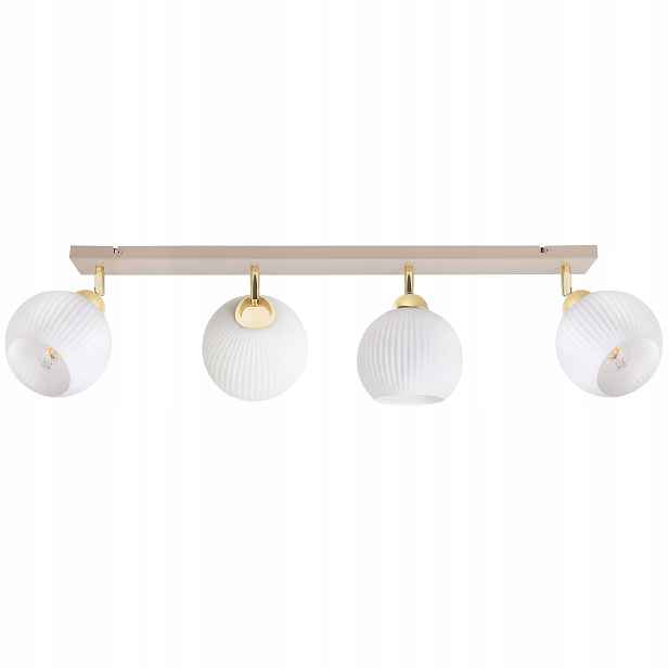 Závěsná Lampa Stropní Lustr Bílé Skleněné Koule Glamour Do Obývacího Pokoje Kuchyně