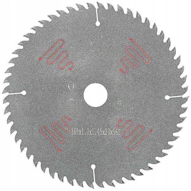 Pilový Kotouč Na Řezání Laminátů Z Tvrdého Dřeva 165X20MM 56Z Vysoká Kvalita
