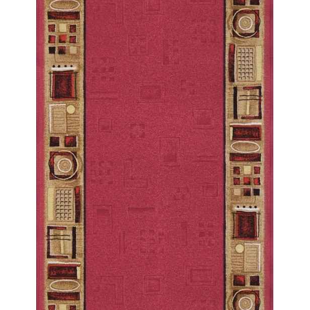 Protiskluzový běhoun na míru Jena 10, šíře 80 cm, červená, chodba / předsíň, Associated Weavers