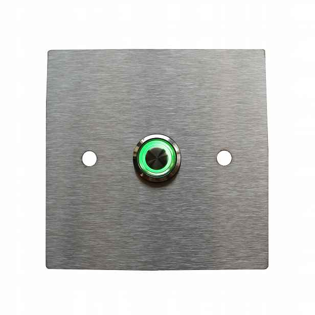 Tlačítko výstupu vstupní brány domofonu dveře Led 10x10 Inox nerez