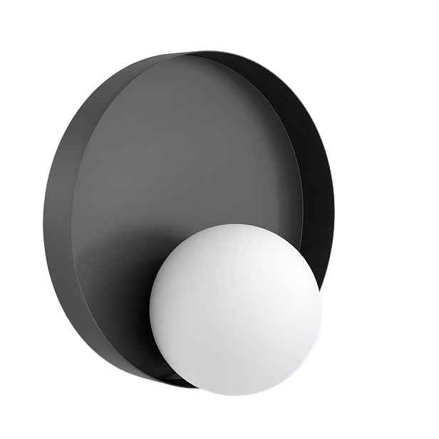 Nástěnné svítidlo Emibig Kido černá/bílá koule 1xG9 8W, moderní design