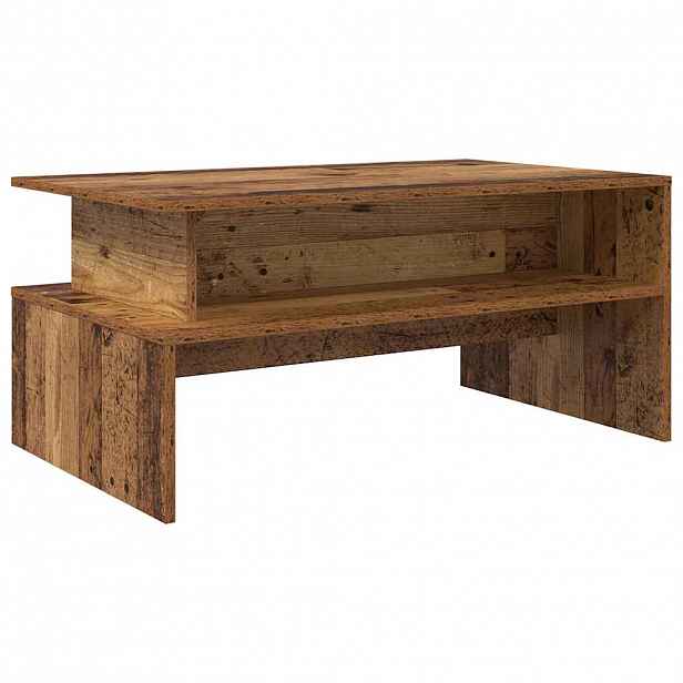 vidaXL Konferenční stolek Staré dřevo 90 x 55 x 42,5 cm