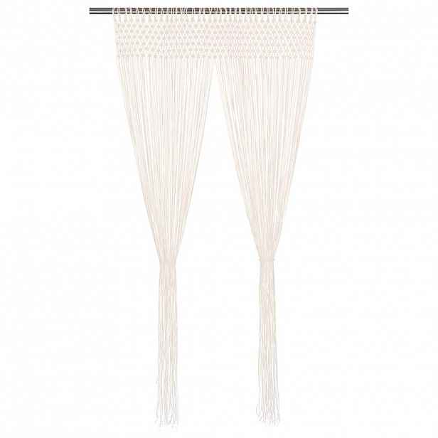 vidaXL Macrame závěs 140 x 240 cm bavlna