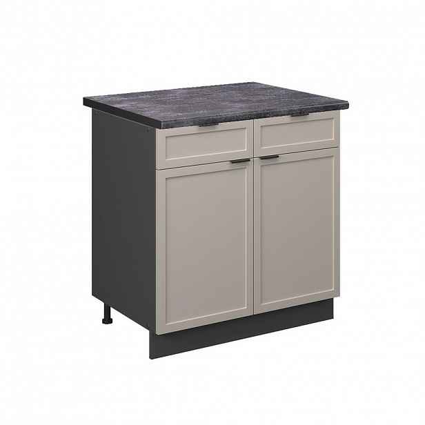 Vicco SPODNÍ SKŘÍŇKA KUCHYŇSKÉ LINKY Fame-Line GreyBeige 80 cm , PD Antracit