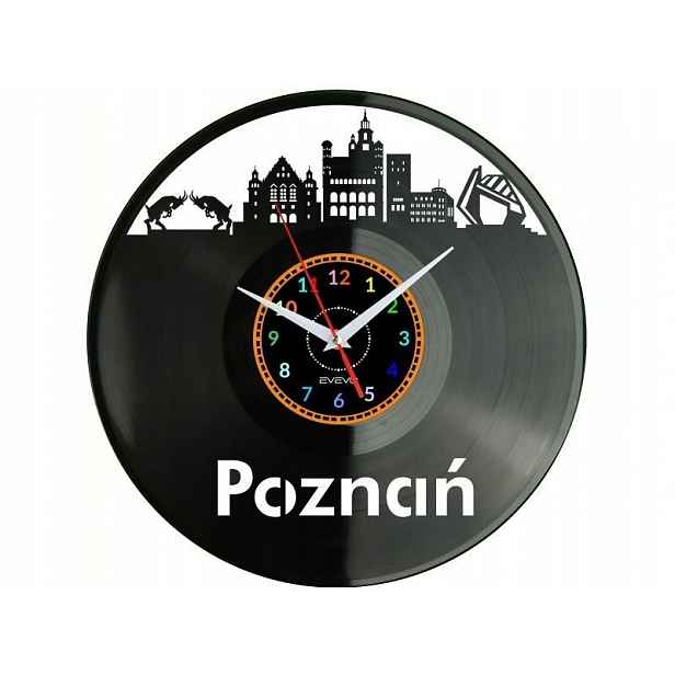 Poznaň Město Polsko Nápad na Dárek Nástěnná Dekorace z vinylové desky