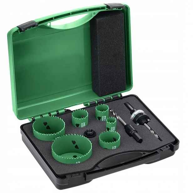 Sada univerzálních děrovaček HiKOKI 4101075 4/6TPI bimetal 22-82 mm 8 ks