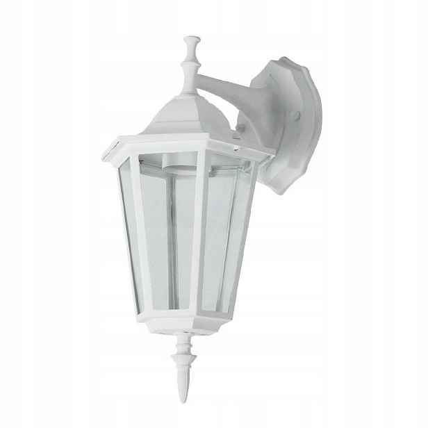 V-tac Zahradní nástěnné svítidlo Lampa E27 Dolů bílá matná VT-750