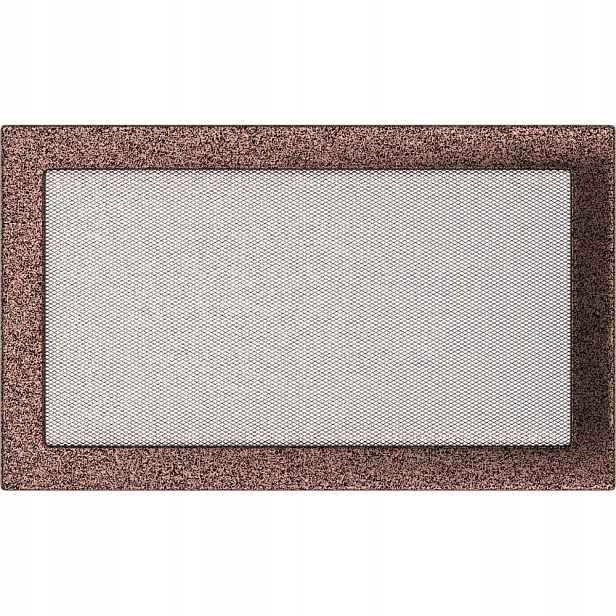 Ventilační mřížka do krbu 22x37 měděná