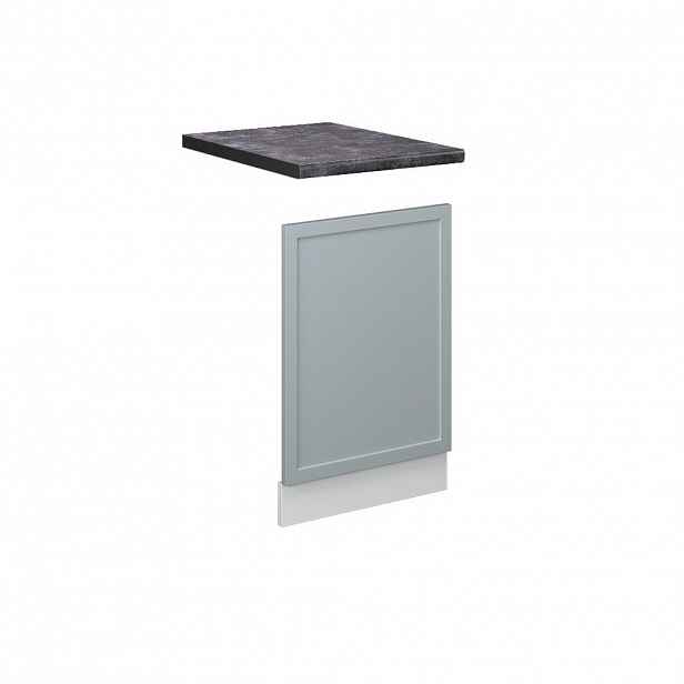 Vicco PŘEDNÍ PANEL Fame-Line Světle modrošedá 45 cm , PD Antracit