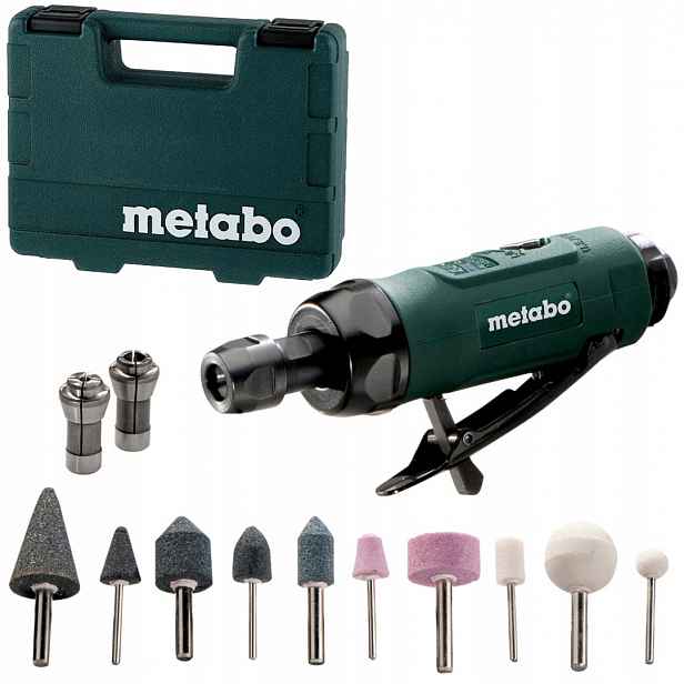 Pneumatická přímá bruska Metabo Dg 25 Set
