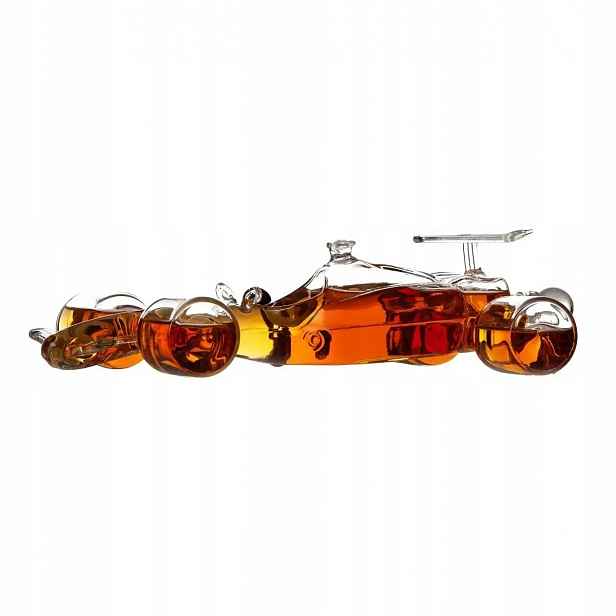 Skleněná Karafa Ve Tvaru Závodního Auta 400 ml Dárek Pro Fanouška Whisky