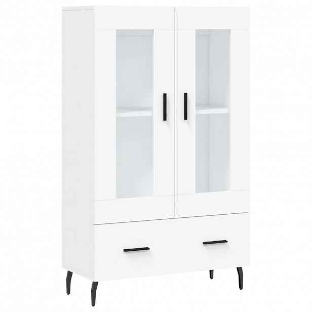 vidaXL Skříň highboard bílá 69,5 x 31 x 115 cm kompozitní dřevo