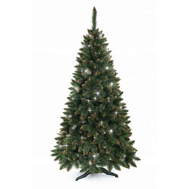 Aga Vánoční stromeček Borovice 180 cm Crystal zlatá