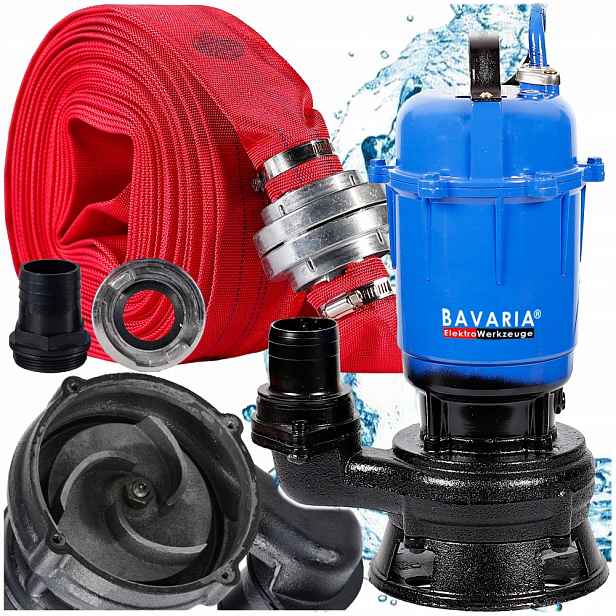 Čerpadlo Na Čistou Vodu Ze Septiku Hadice 3150 W, Ponorný Drtič
