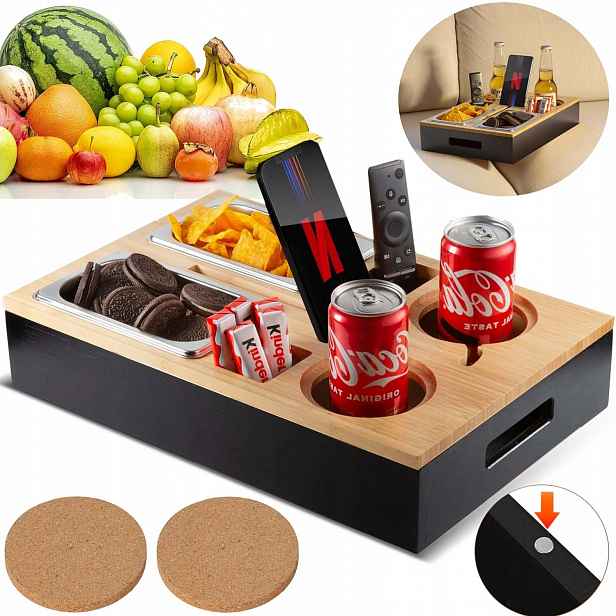 Deska Pro Servírování Sýrů Občerstvení 40 x 26 CM Bambusová Multifunkční