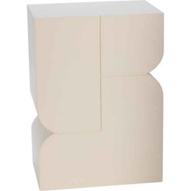 Odkládací Stolek Mdf 30,5 X 20 X 42,5 CM Béžový Do Obývacího Pokoje, Ložnice, Kanceláře