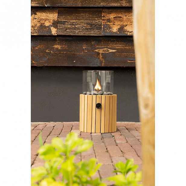 Plynová lampa Cosi Scoop Timber, výška 30 cm